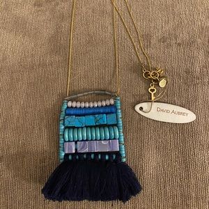 Turquoise Ann’s Gold Long Necklace